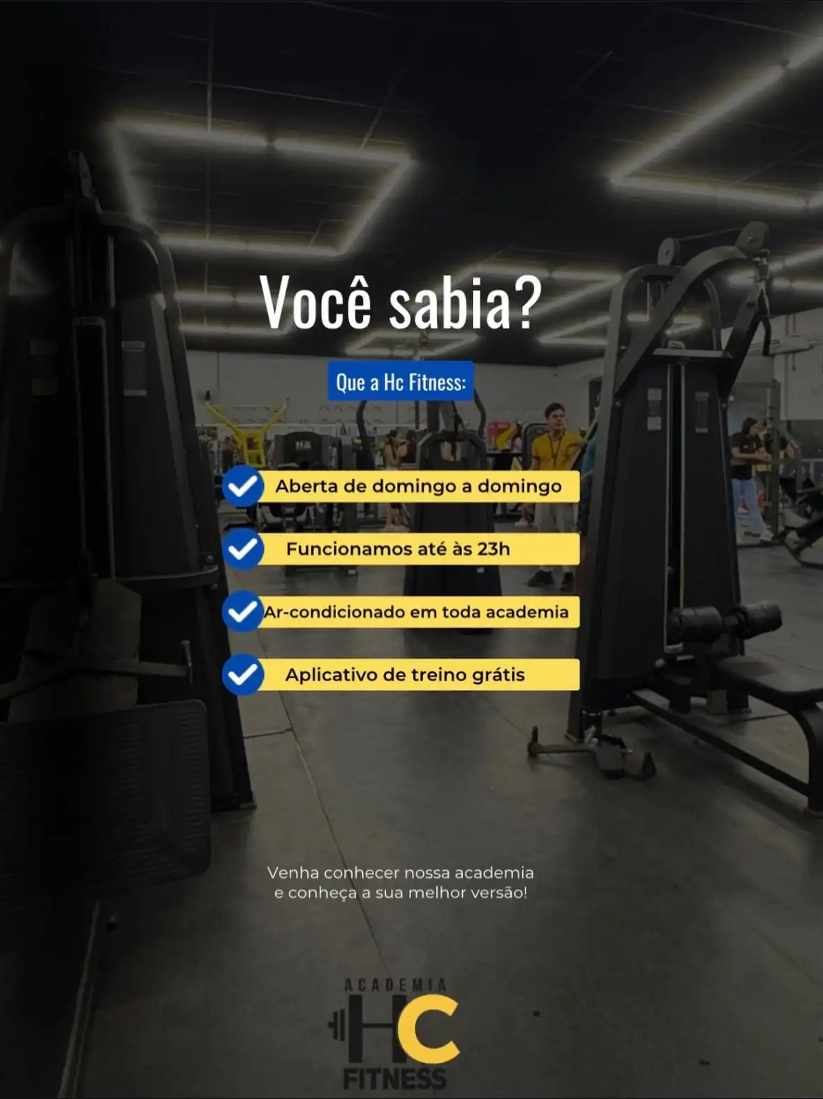 Horários HC Fitness